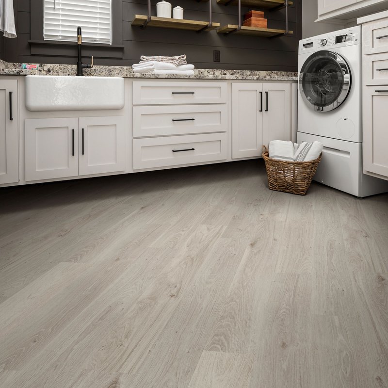 kitchen with hardwood flooring from Perge Carpet & Floors in Wheaton, MD