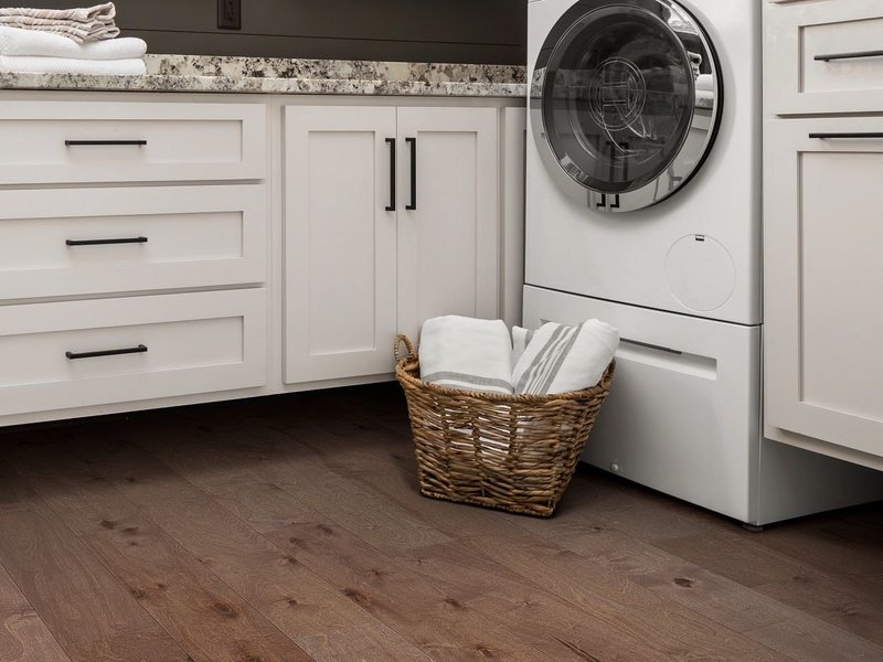 kitchen with hardwood floor from Perge Carpet & Floors in Wheaton, MD